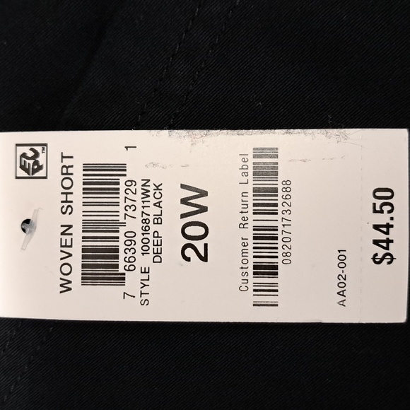 Karen Scott Plus Size Bermuda Shorts, Deep Black - Picture 13 of 13